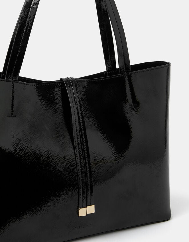 Accessorize Patent Tote Bag