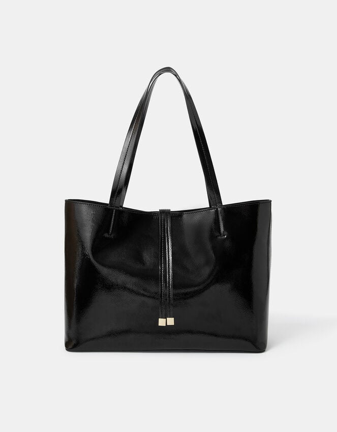 accessorize Patent Tote Bag