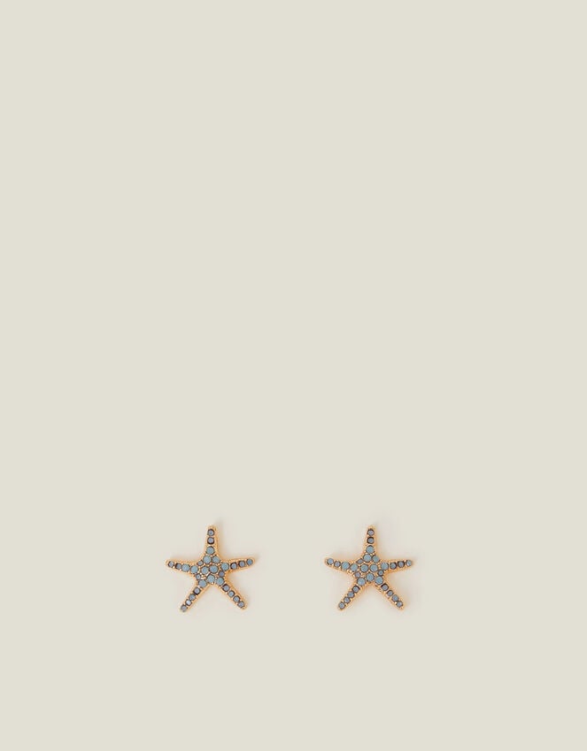 Accessorize Pavé Starfish Stud Earrings