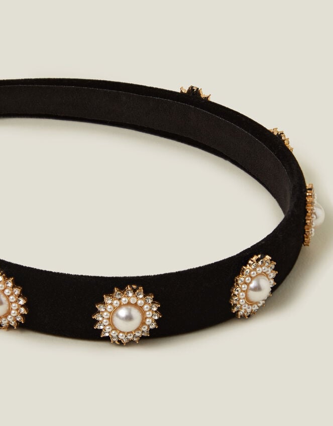 Accessorize Pearl And Gem Headband