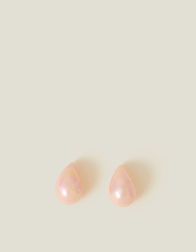 accessorize Pearly Chunky Curve Drop Earrings