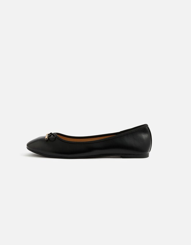Accessorize Plain Ballerina Flats Black