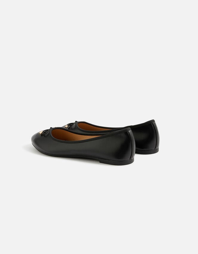 Accessorize Plain Ballerina Flats Black
