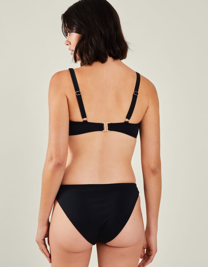 Accessorize Plain Bikini Bottoms Black