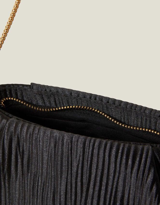 Accessorize Pleated Satin Clutch Bag