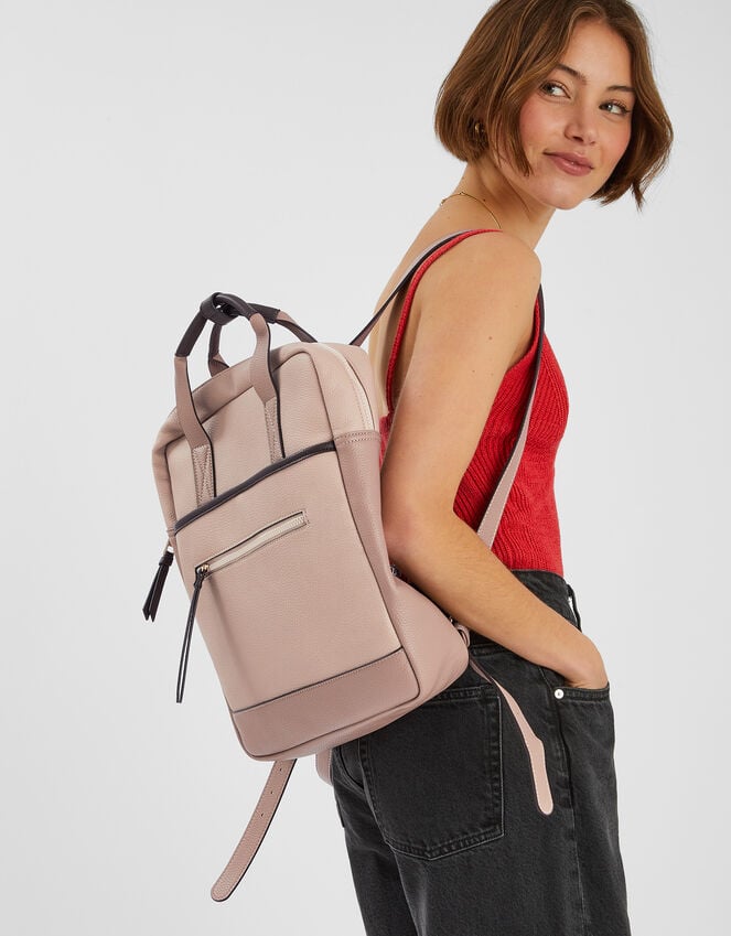 accessorize Pocket Top Handle Backpack