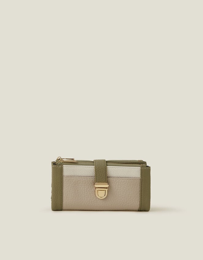 accessorize Push Lock Faux Leather Purse