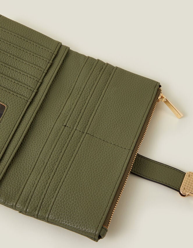 Accessorize Push Lock Wallet Green