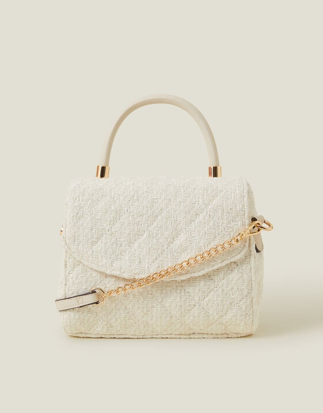 Accessorize Quilted Boucle Handbag