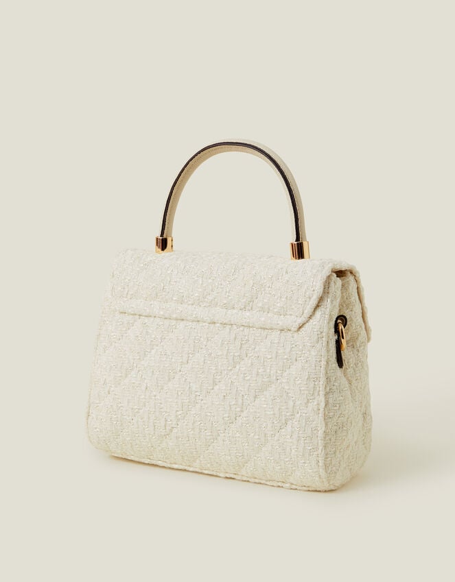 Accessorize Quilted Boucle Handbag