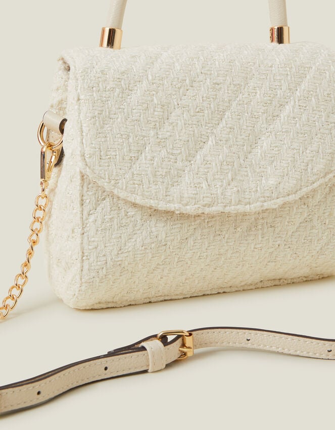 Accessorize Quilted Boucle Handbag