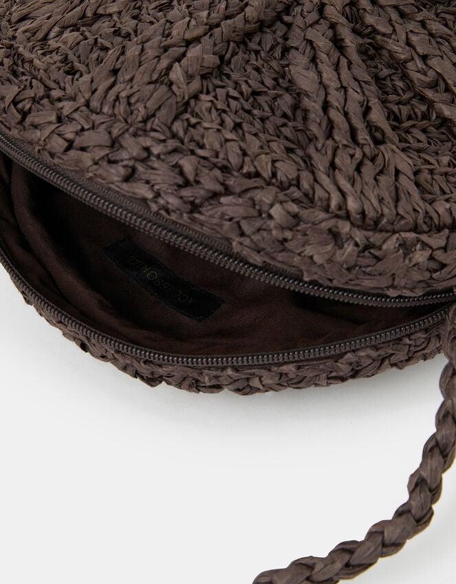 Accessorize Raffia Circle Crossbody Bag