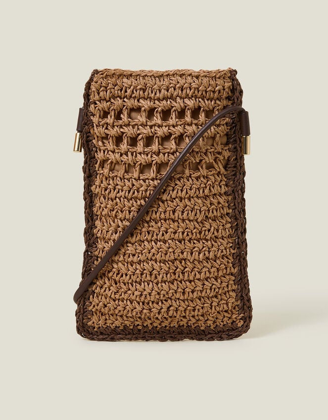 Accessorize Raffia Phone Bag