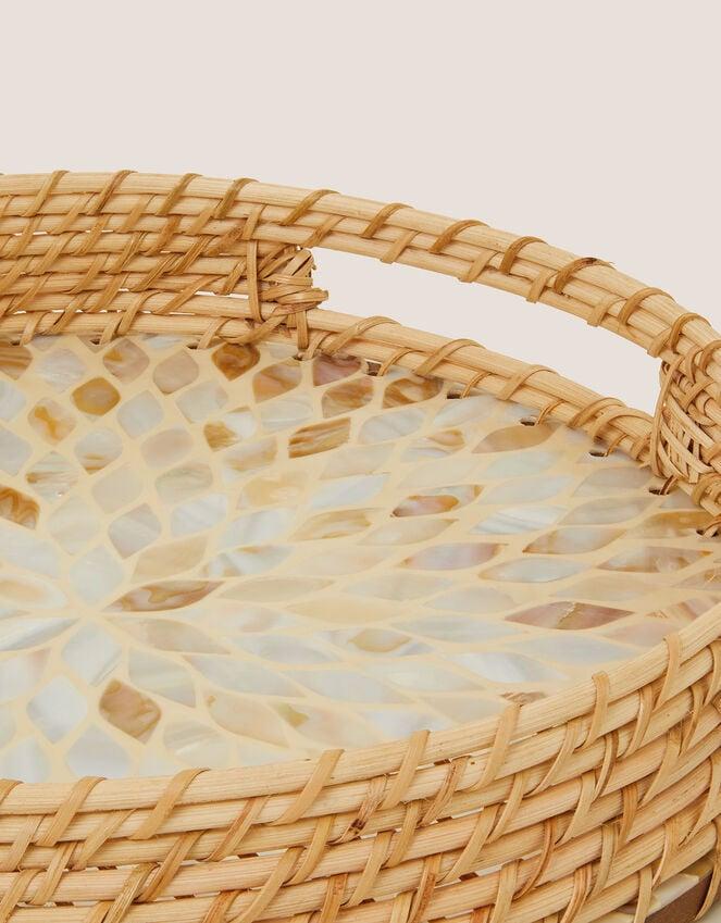 Accessorize Raffia Resin Inlay Tray