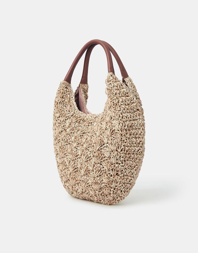 Accessorize Raffia Scoop Shoulder Bag