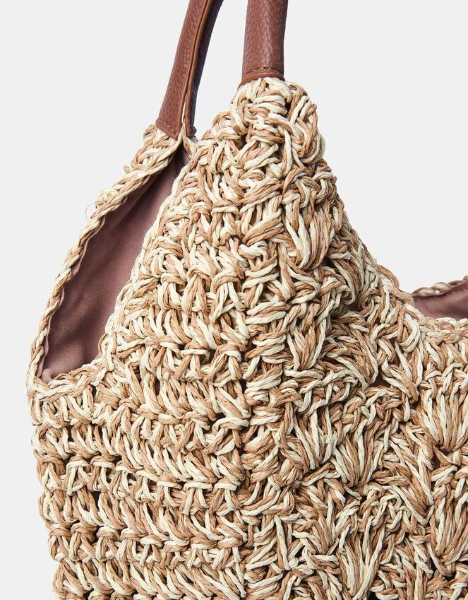 Accessorize Raffia Scoop Shoulder Bag