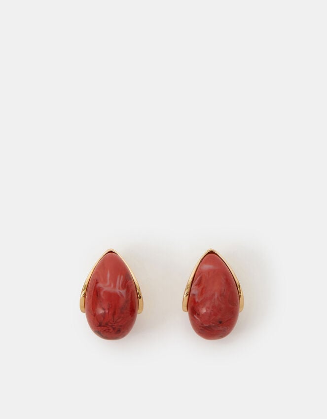 Accessorize Resin Curve Drop Earrings