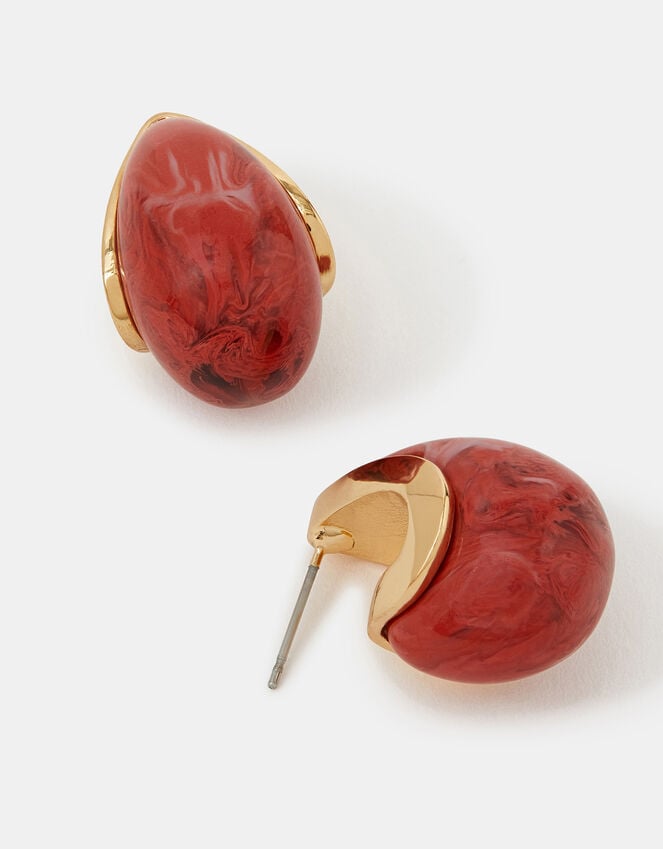 accessorize Resin Curve Drop Earrings