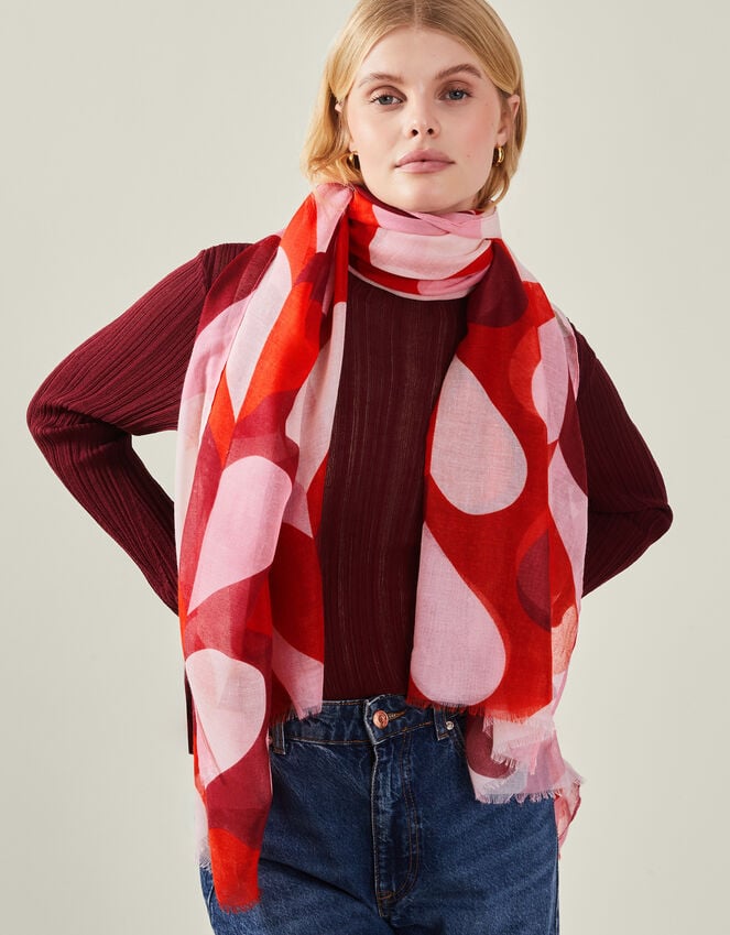 Accessorize Retro Heart Scarf
