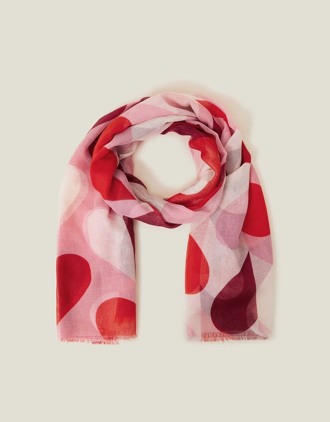 accessorize Retro Heart Scarf