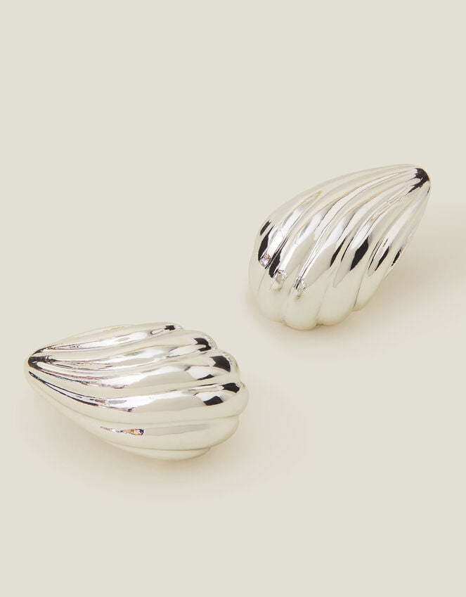 accessorize Rib Curve Drop Earrings