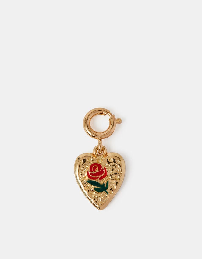 Accessorize Rose Heart Jewellery Charm