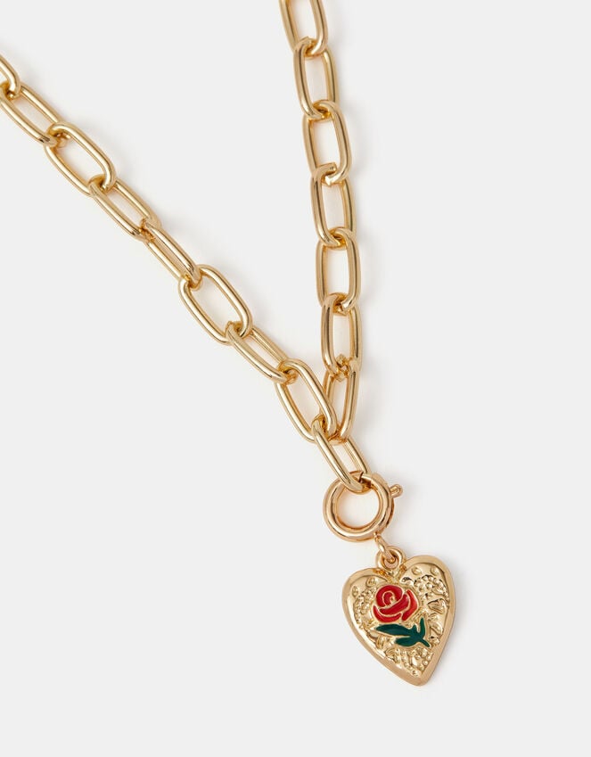 Accessorize Rose Heart Jewellery Charm