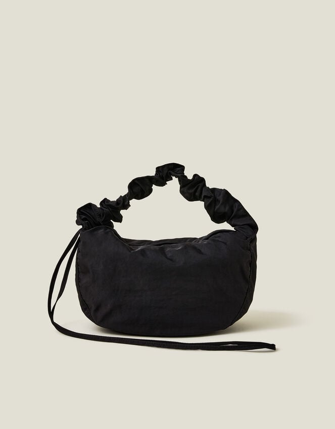 Accessorize Ruched Strap Sling Bag Black