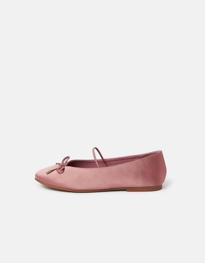 Accessorize Satin Ballet Flats Pink