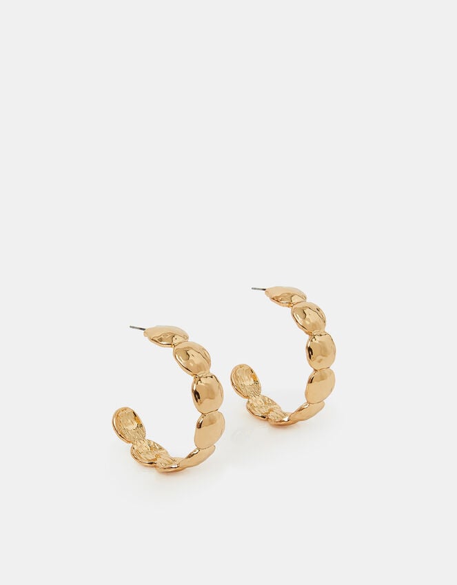 Accessorize Scallop Hoop Earrings