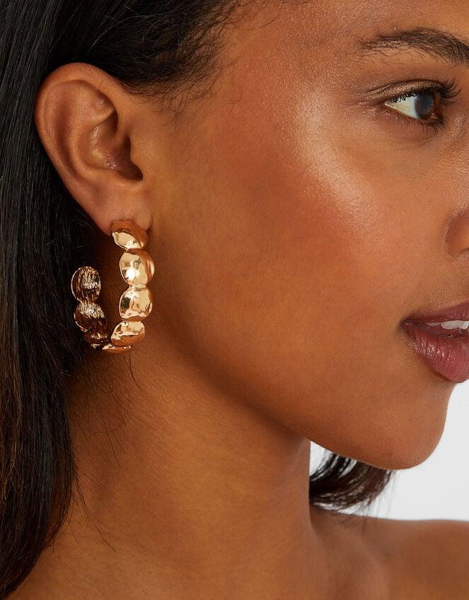 Accessorize Scallop Hoop Earrings