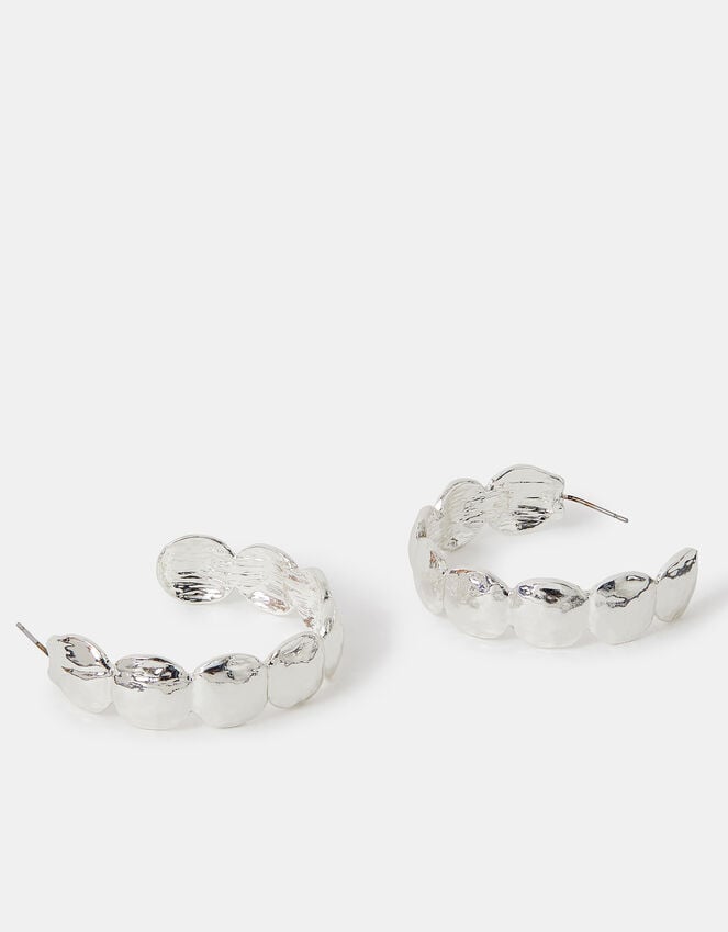 accessorize Scallop Hoop Earrings