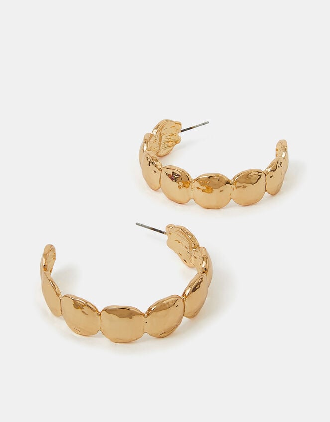 accessorize Scallop Hoop Earrings