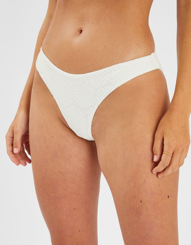 accessorize Seashell Bikini Bottoms White