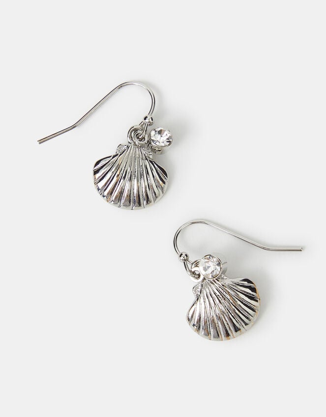 accessorize Seashell Charm Earrings