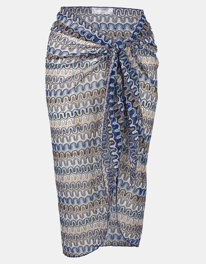 Accessorize Sheer Zig-Zig Stitch Sarong