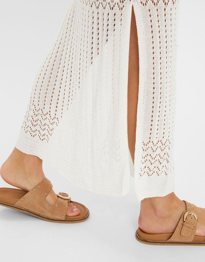 Accessorize Sleeveless Knitted Maxi Dress Natural