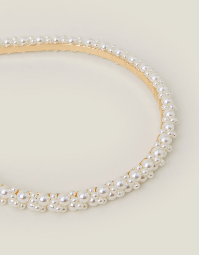 Accessorize Slim Pearl Headband