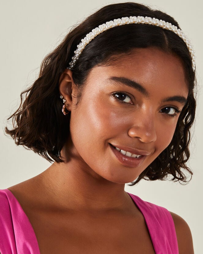 Accessorize Slim Pearl Headband