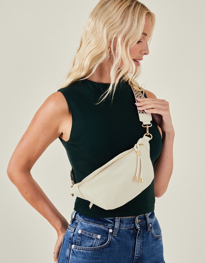 accessorize Sling Bum Bag Cream