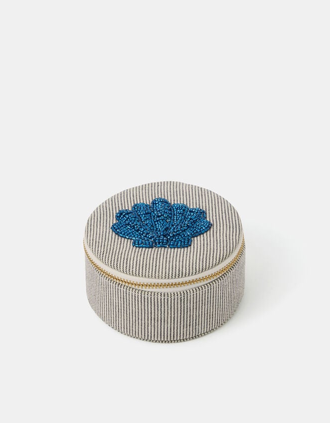 accessorize Small Bead Shell Jewellery Box