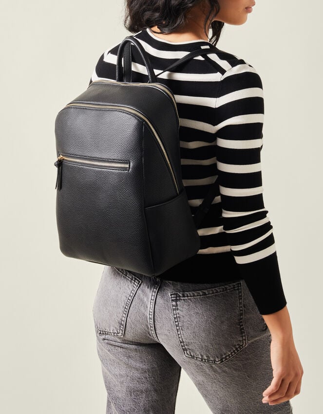 accessorize Smart Zip Around Backpack Black