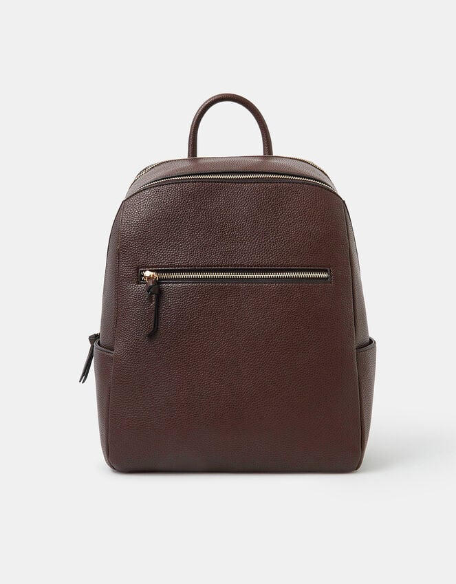 Accessorize Smart Zip Around Backpack Brown