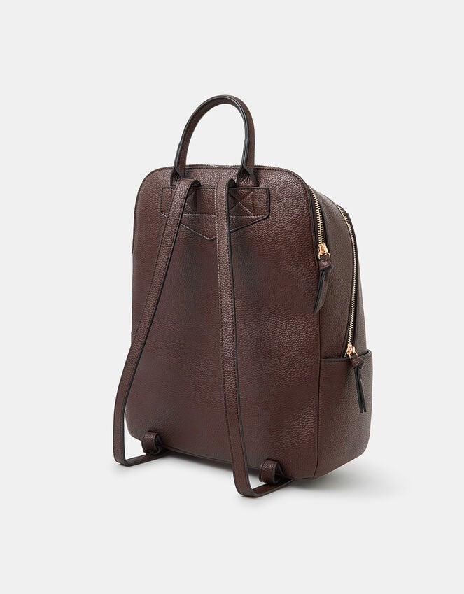 Accessorize Smart Zip Around Backpack Brown