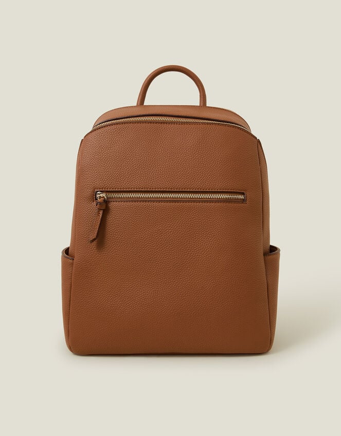 Accessorize Smart Zip Around Backpack Tan