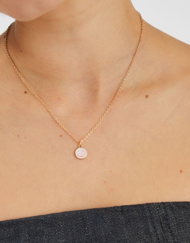Accessorize Smile Pendant Necklace