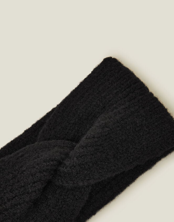 Accessorize Soft Knit Bando Black