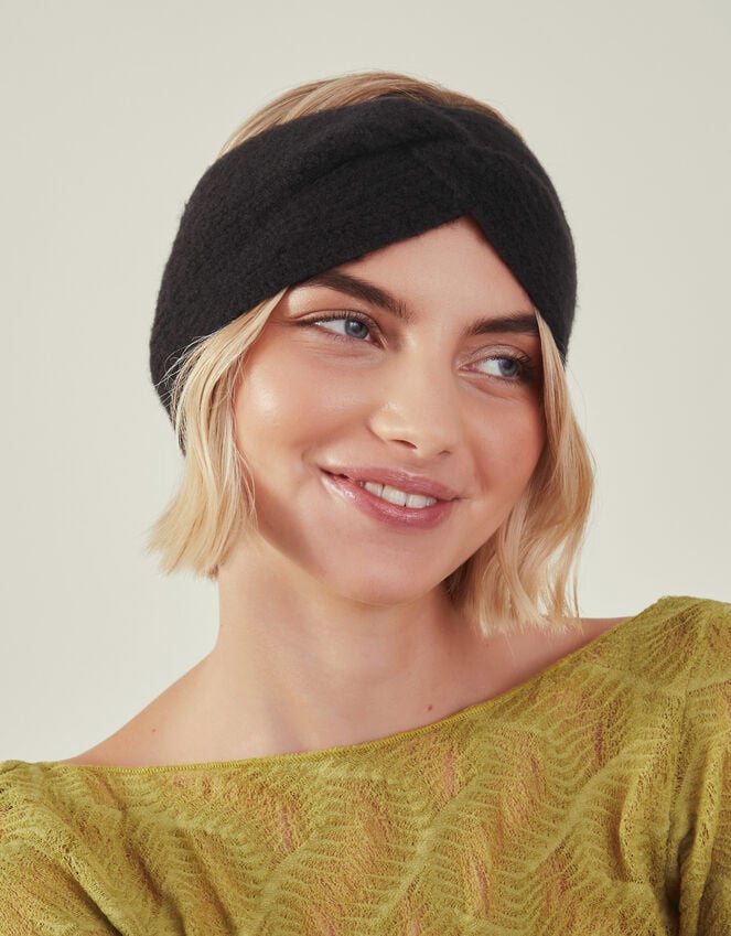 Accessorize Soft Knit Bando Black
