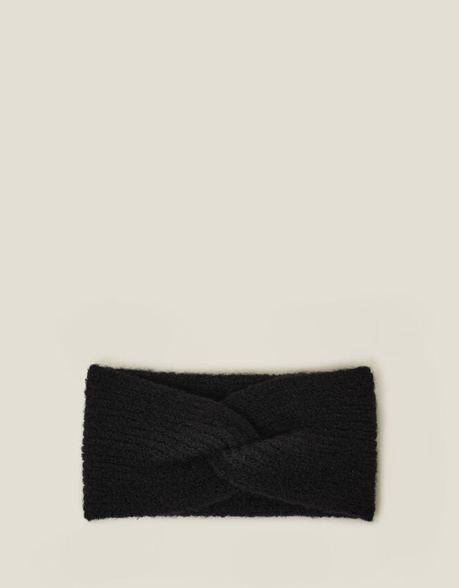 accessorize Soft Knit Bando Black