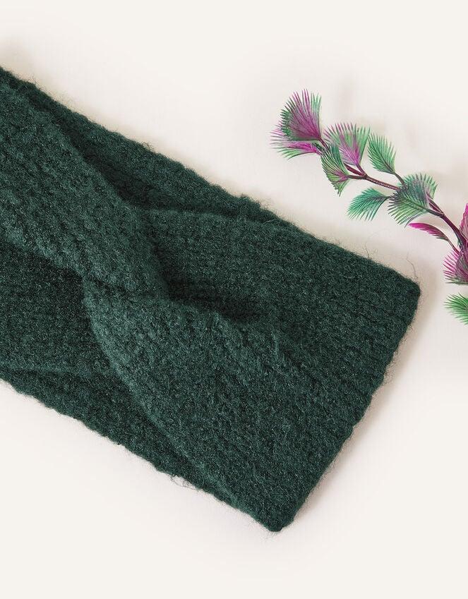 Accessorize Soft Knit Bando Green